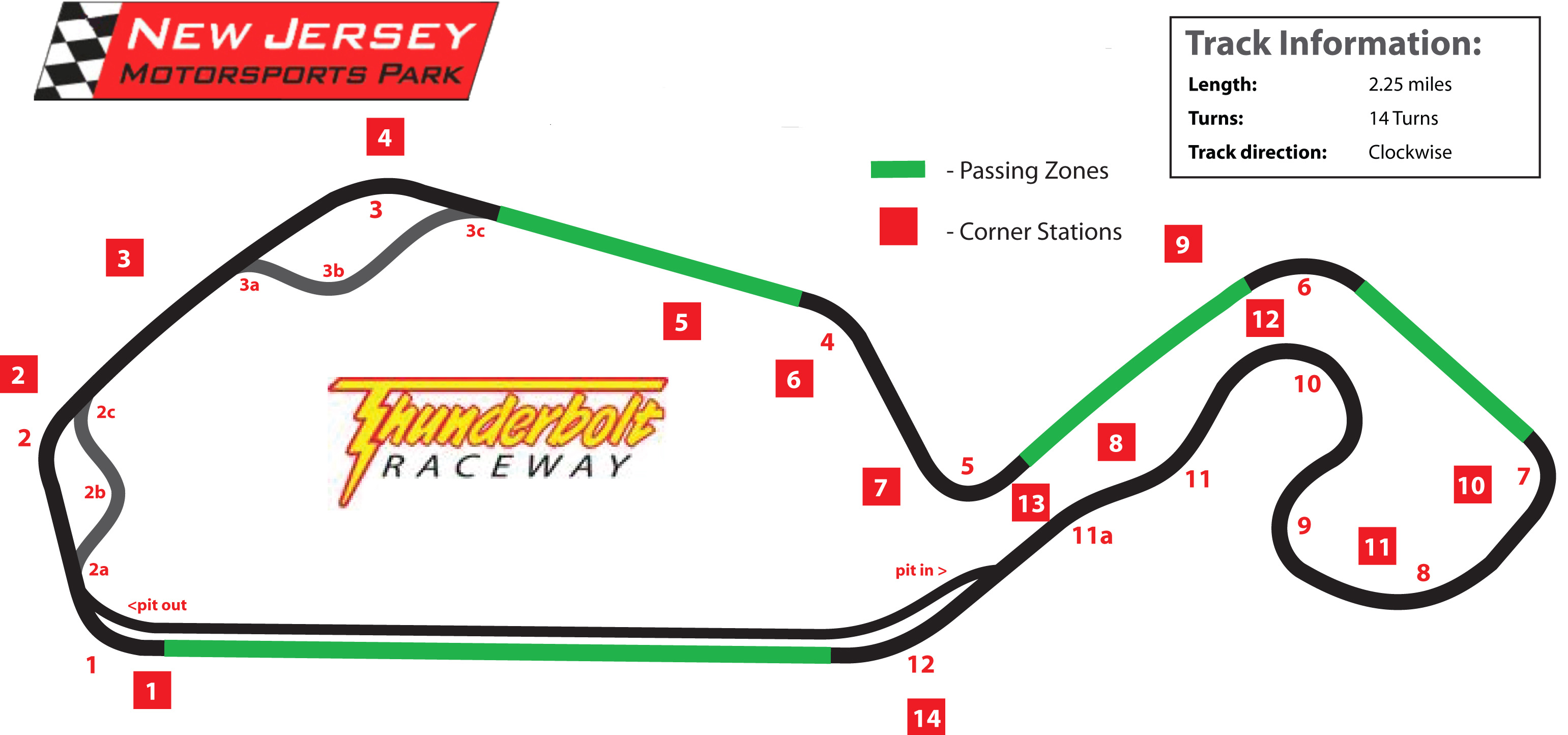 NJMP Thunderbolt logo map